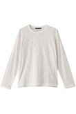 burn out dots print long T Tシャツ