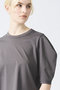drape slv T Tシャツ ミズイロインド/mizuiro ind