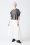 drape slv T Tシャツ ミズイロインド/mizuiro ind