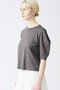 drape slv T Tシャツ ミズイロインド/mizuiro ind