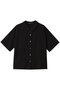 cut jacquard half slv shirt シャツ ミズイロインド/mizuiro ind blackA