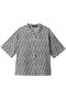 cut jacquard half slv shirt シャツ ミズイロインド/mizuiro ind 96