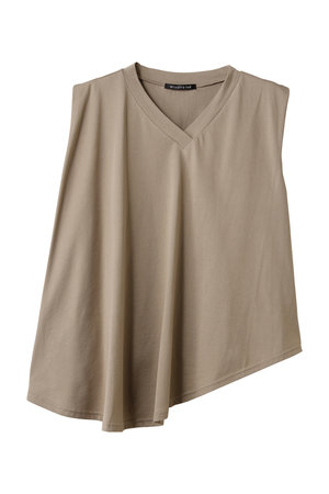 ミズイロインド/mizuiro indのV neck asymmetry N/S P/O プルオーバー(110400/110401)
