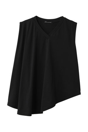 ミズイロインド/mizuiro indのV neck asymmetry N/S P/O プルオーバー(110400/110401)