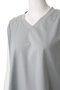 V neck asymmetry N/S P/O プルオーバー ミズイロインド/mizuiro ind