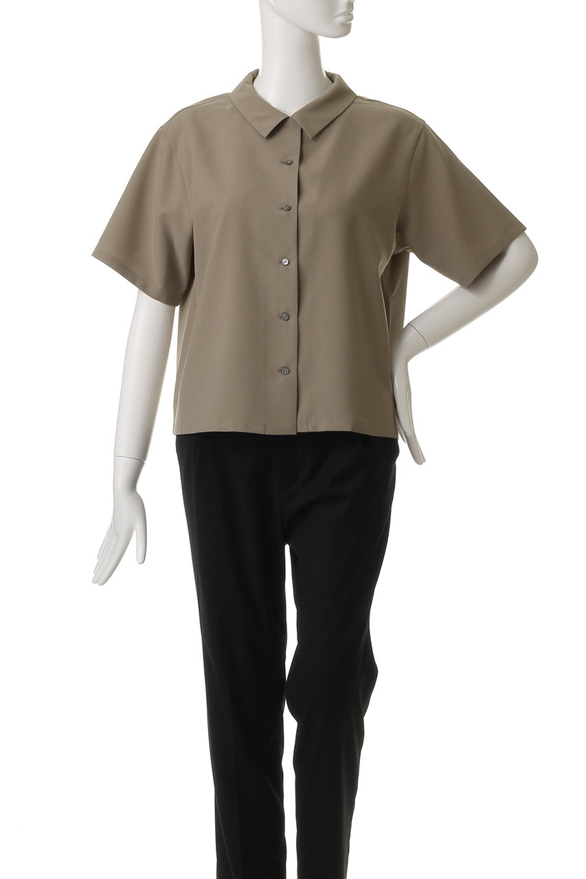 mizuiro ind(ミズイロインド)｜poplin half slv shirt シャツ