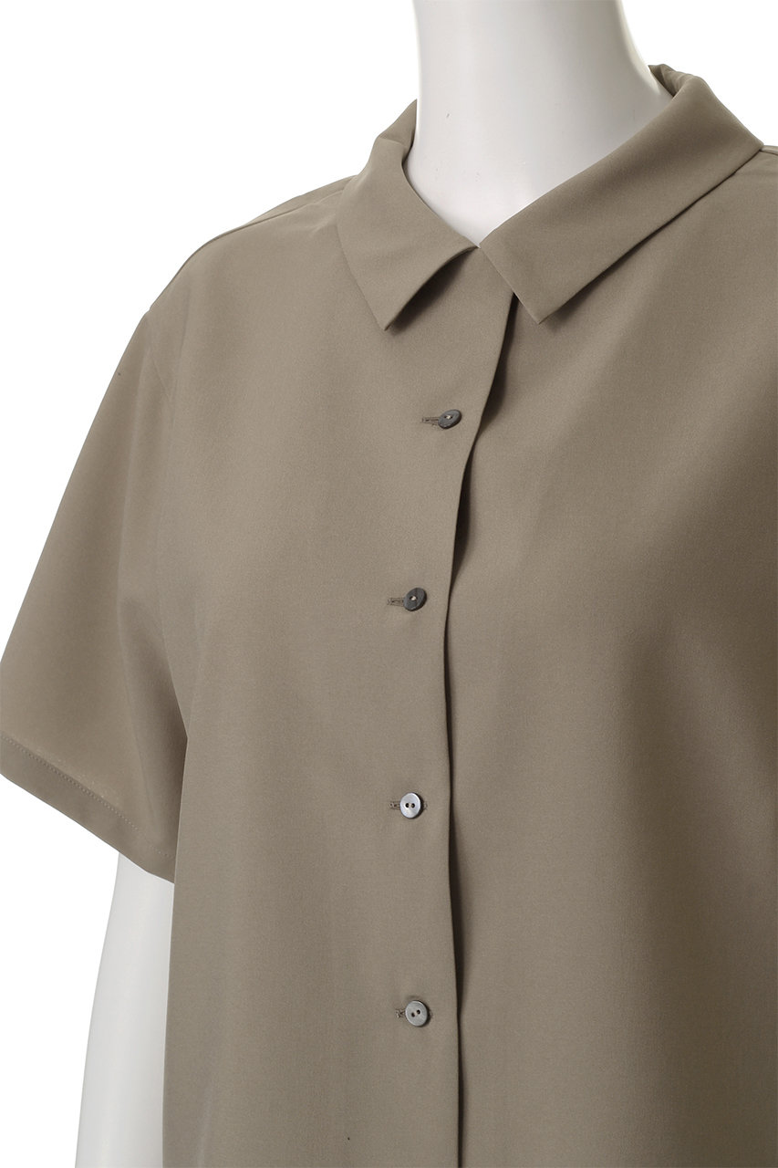mizuiro ind(ミズイロインド)｜poplin half slv shirt シャツ