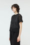 mesh dot c/neck T Tシャツ ミズイロインド/mizuiro ind