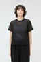 mesh dot c/neck T Tシャツ ミズイロインド/mizuiro ind