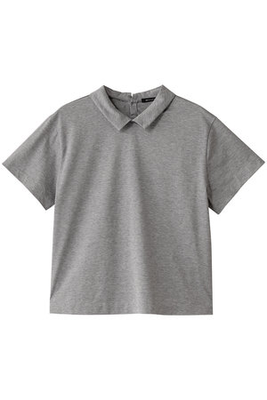 ミズイロインド/mizuiro indのT-shirt with collar Tシャツ(110100/110102)