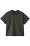 T-shirt with collar Tシャツ ミズイロインド/mizuiro ind c.gray