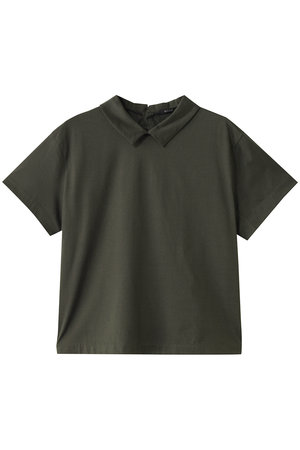 ミズイロインド/mizuiro indのT-shirt with collar Tシャツ(110100/110102)