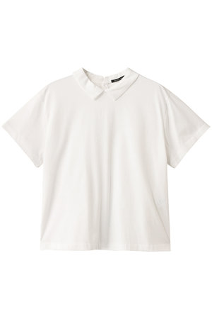 ミズイロインド/mizuiro indのT-shirt with collar Tシャツ(110100/110102)