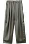 satin wide cargo PT パンツ ミズイロインド/mizuiro ind c.gray