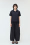 gathered collar half slv shirt シャツ ミズイロインド/mizuiro ind