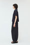 gathered collar half slv shirt シャツ ミズイロインド/mizuiro ind