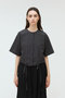 drawstring shirt シャツ ミズイロインド/mizuiro ind
