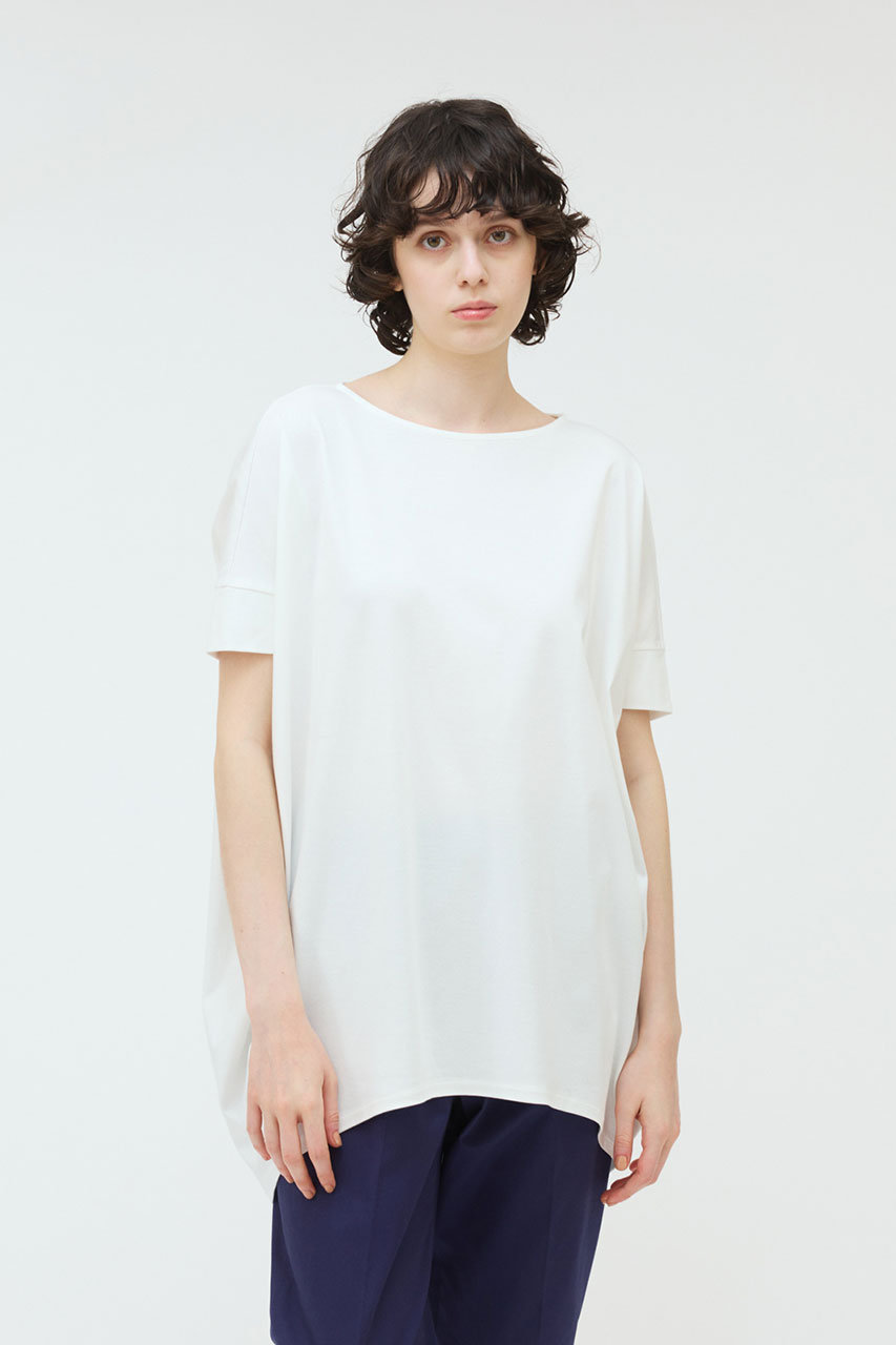 【30%OFF】ミズイロインド ボートネック コクーン プルオーバー boat neck cocoon P/O メール便OK mizuiro ind 2-230097 コットン 綿 春夏 mizuiroind 【30%OFF】ミズイロインド ボートネック コクーン