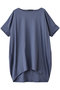 boat neck cocoon P/O プルオーバー ミズイロインド/mizuiro ind blue