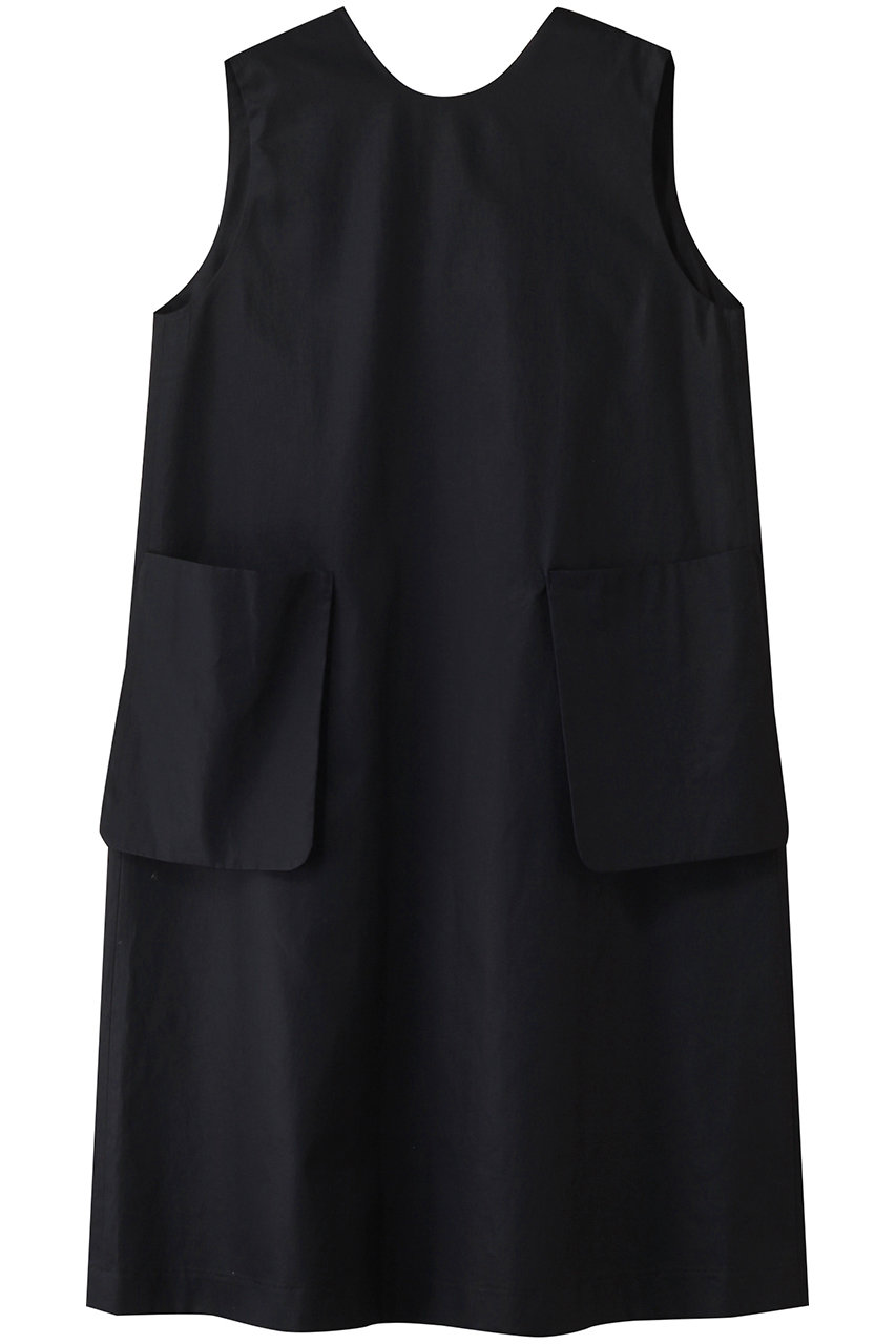 mizuiro ind A line side pockets OP ワンピース (navy, F) ミズイロインド ELLE SHOP mizuiro ind A line side pockets OP ワンピース (navy, F) ミズイロインド ELLE SHOP