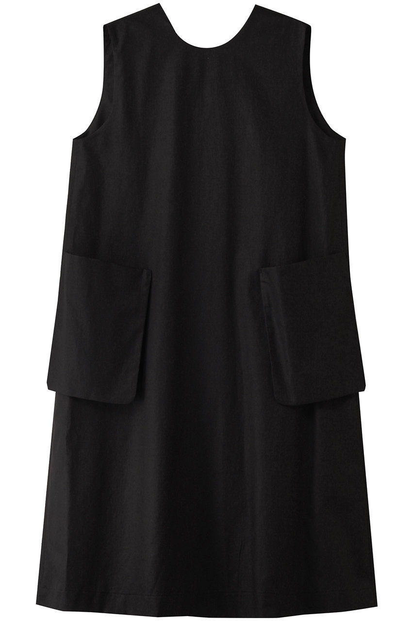 mizuiro ind A line side pockets OP ワンピース (black, F) ミズイロインド ELLE SHOP mizuiro ind A line side pockets OP ワンピース (black, F) ミズイロインド ELLE SHOP