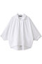 gathered dolman shirt シャツ ミズイロインド/mizuiro ind off white