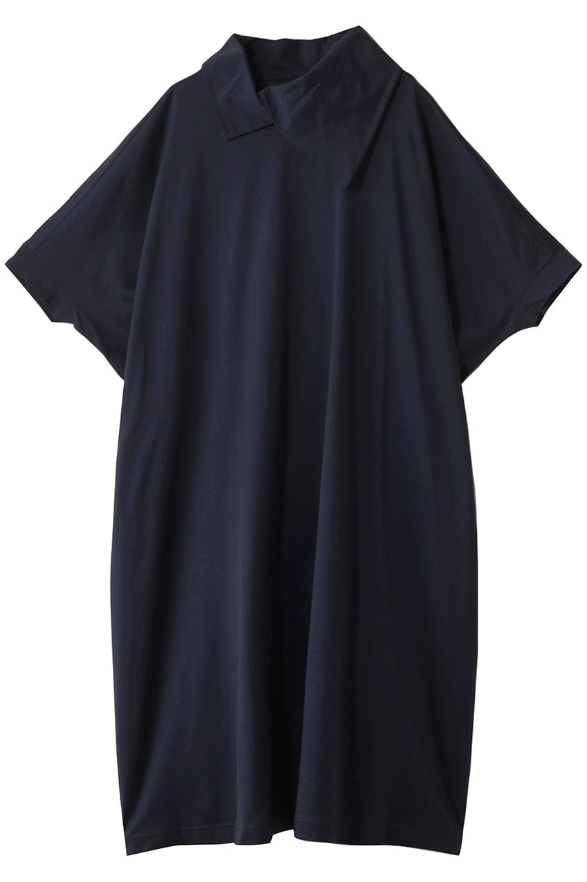 mizuiro ind drape collar wide OP ワンピース (navy, F) ミズイロインド ELLE SHOP mizuiro ind drape collar wide OP ワンピース (navy, F) ミズイロインド ELLE SHOP