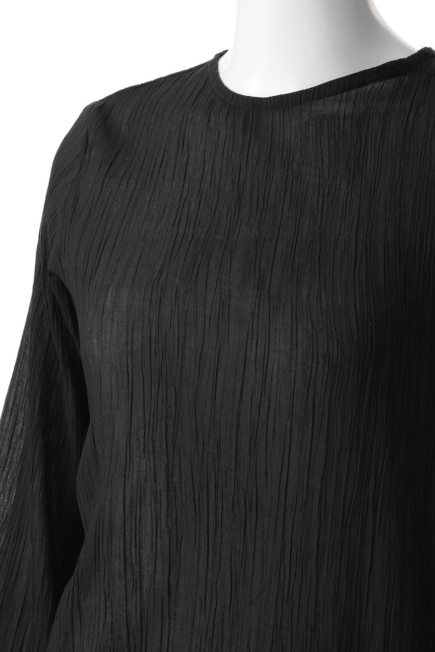 mizuiro ind(ミズイロインド)｜cotton crape tunic P/O プルオーバー 