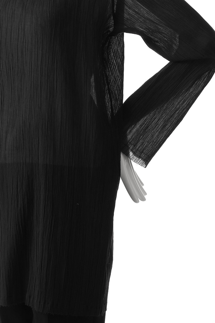 mizuiro ind(ミズイロインド)｜cotton crape tunic P/O プルオーバー 
