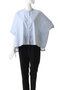 stand collar wide shirt シャツ ミズイロインド/mizuiro ind