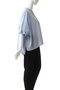 stand collar wide shirt シャツ ミズイロインド/mizuiro ind