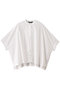 stand collar wide shirt シャツ ミズイロインド/mizuiro ind off white