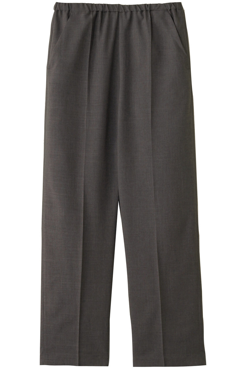 mizuiro ind center press wide slacks パンツ (c.gray, F) ミズイロインド ELLE SHOP mizuiro ind center press wide slacks パンツ (c.gray, F) ミズイロインド ELLE SHOP