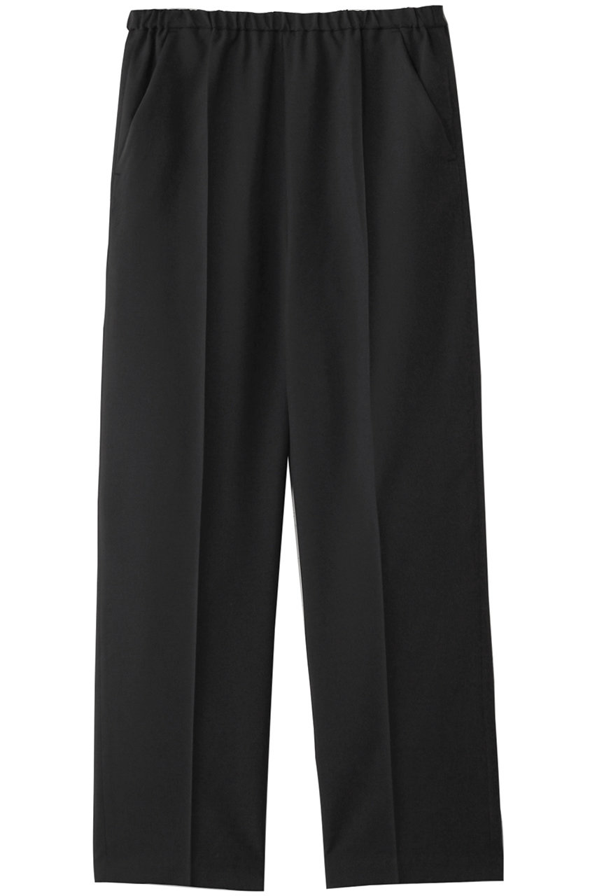 ミズイロインド/mizuiro indのcenter press wide slacks パンツ(black/2-260076)