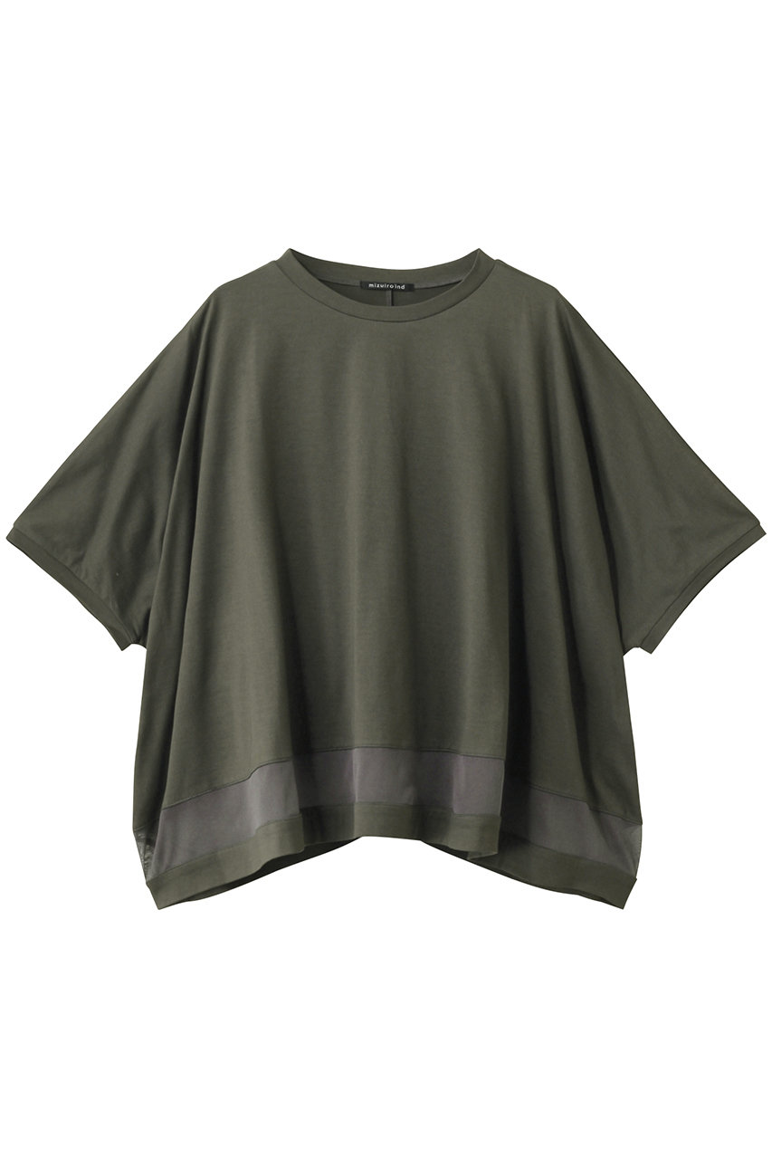 mizuiro ind mesh mix wide P/O プルオーバー (c.gray, F) ミズイロインド ELLE SHOP mizuiro ind mesh mix wide P/O プルオーバー (c.gray, F) ミズイロインド ELLE SHOP