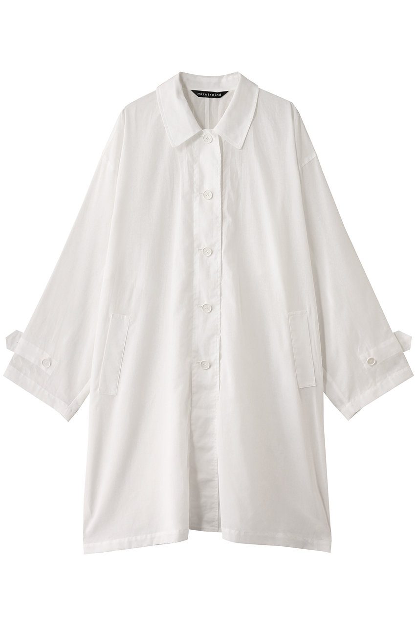 mizuiro ind sheer soutien collar long shirt シャツ (オフホワイト, F) ミズイロインド ELLE SHOP mizuiro ind sheer soutien collar long shirt シャツ (オフホワイト, F) ミズイロインド ELLE SHOP
