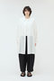 sheer soutien collar long shirt シャツ ミズイロインド/mizuiro ind