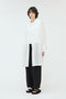 sheer soutien collar long shirt シャツ ミズイロインド/mizuiro ind