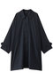 sheer soutien collar long shirt シャツ ミズイロインド/mizuiro ind ネイビー