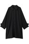 sheer soutien collar long shirt シャツ ミズイロインド/mizuiro ind ブラック