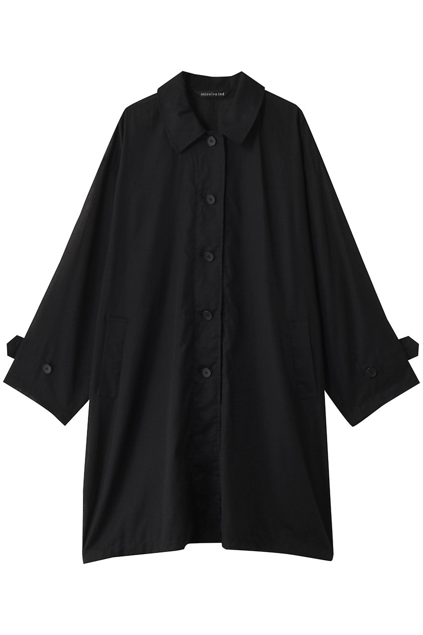 mizuiro ind sheer soutien collar long shirt シャツ (ブラック, F) ミズイロインド ELLE SHOP mizuiro ind sheer soutien collar long shirt シャツ (ブラック, F) ミズイロインド ELLE SHOP