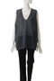 wide V neck vest ベスト ミズイロインド/mizuiro ind