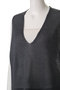 wide V neck vest ベスト ミズイロインド/mizuiro ind