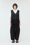 wide V neck vest ベスト ミズイロインド/mizuiro ind