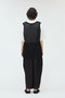 wide V neck vest ベスト ミズイロインド/mizuiro ind
