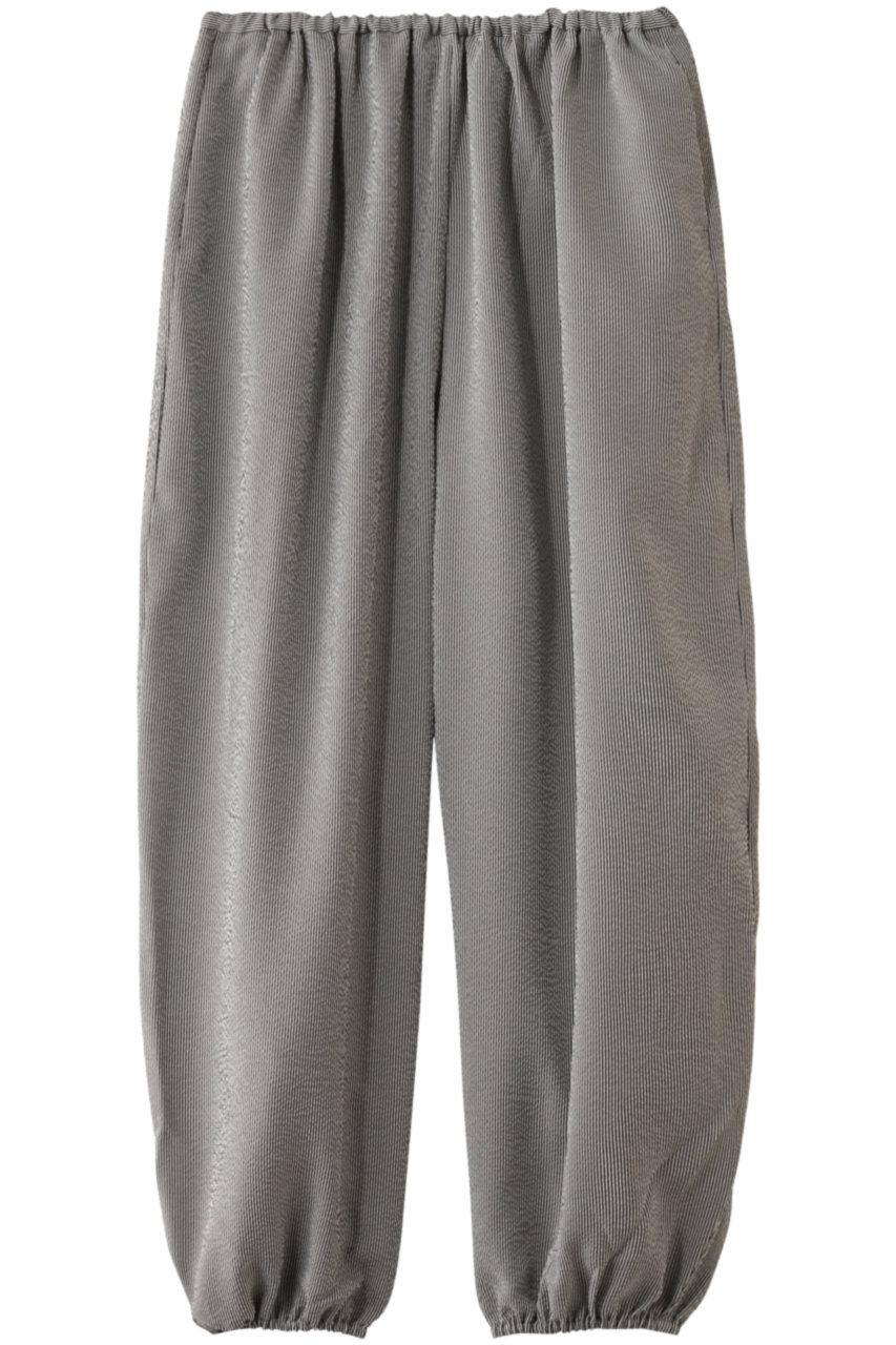 mizuiro ind stripes drawstring easy PT パンツ (gray, F) ミズイロインド ELLE SHOP mizuiro ind stripes drawstring easy PT パンツ (gray, F) ミズイロインド ELLE SHOP