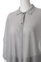 wide knit shirt シャツ ミズイロインド/mizuiro ind