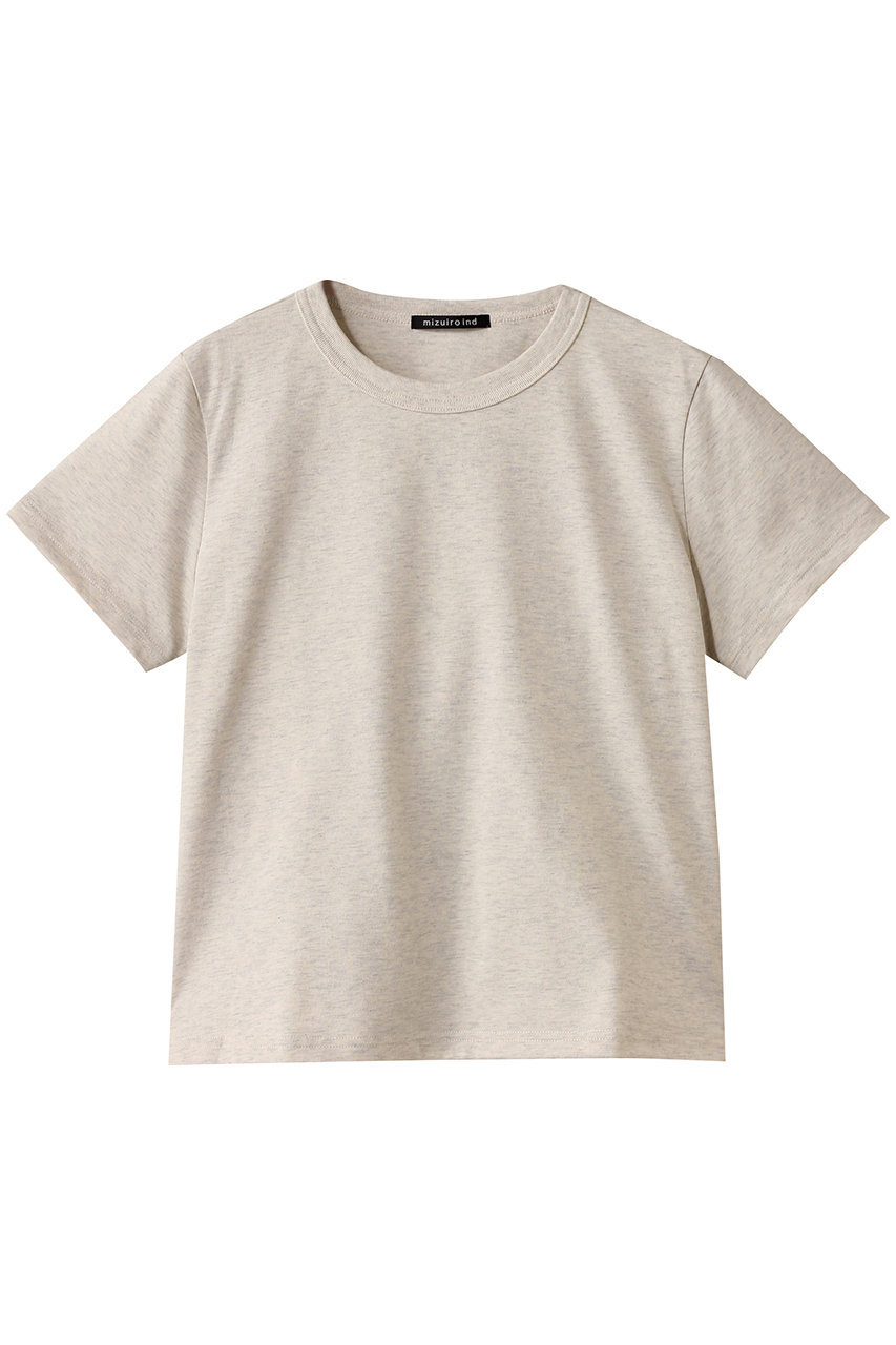 mizuiro ind basic c/neck T Tシャツ (kinari, F) ミズイロインド ELLE SHOP mizuiro ind basic c/neck T Tシャツ (kinari, F) ミズイロインド ELLE SHOP