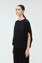 wide cocoon sheer vest ベスト ミズイロインド/mizuiro ind