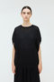 wide cocoon sheer vest ベスト ミズイロインド/mizuiro ind
